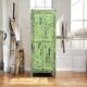 Armoire bonnetière parisienne ancienne patine kaki