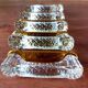 5 antique glass handles