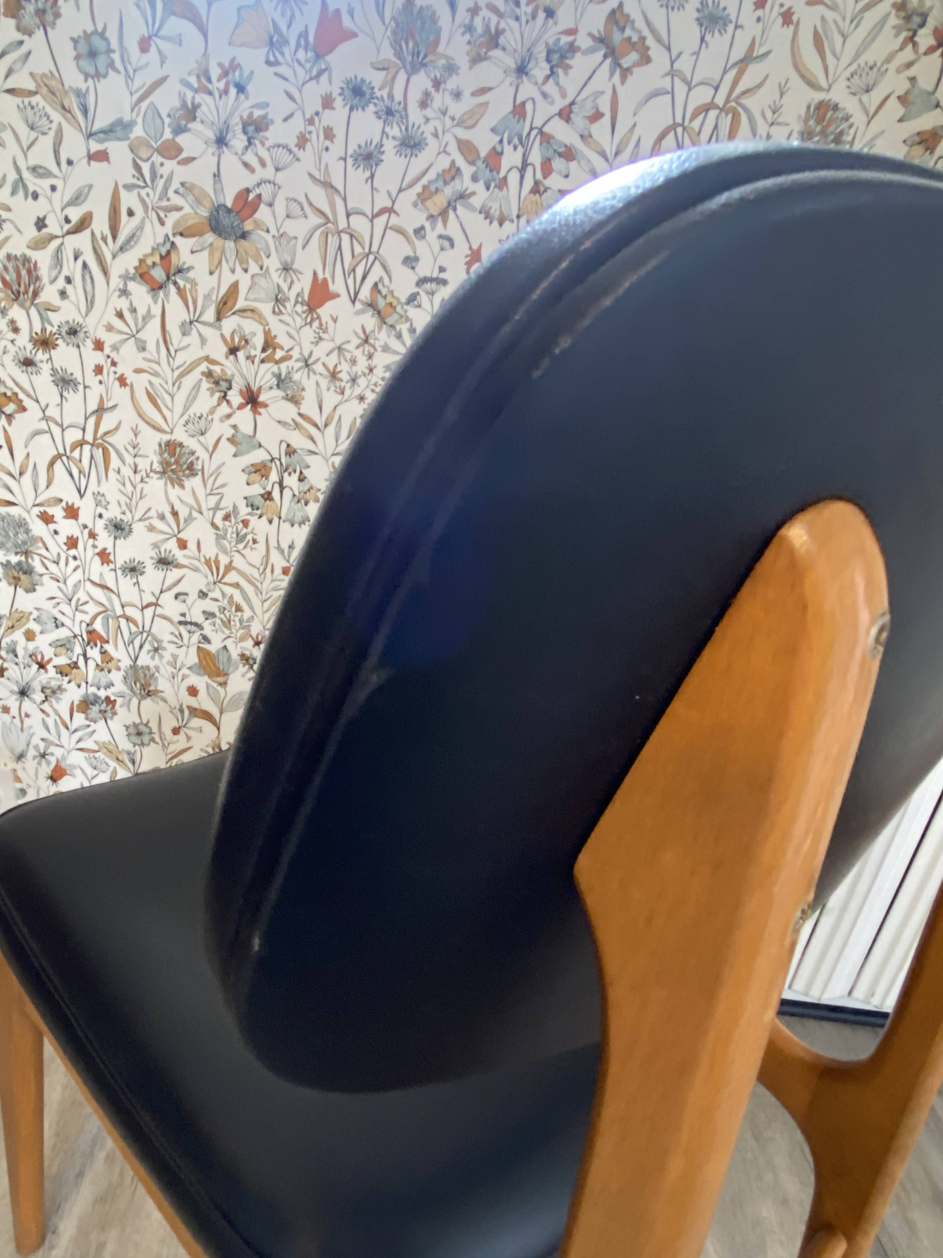 Pair of stella chairs scandinavian design