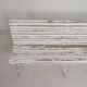 Garden bench, slatted bench, folding, 2 metres long, 1930s.