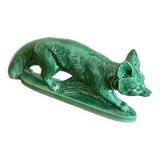 Large ceramic fox