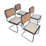 4 chairs cesca marcel breuer