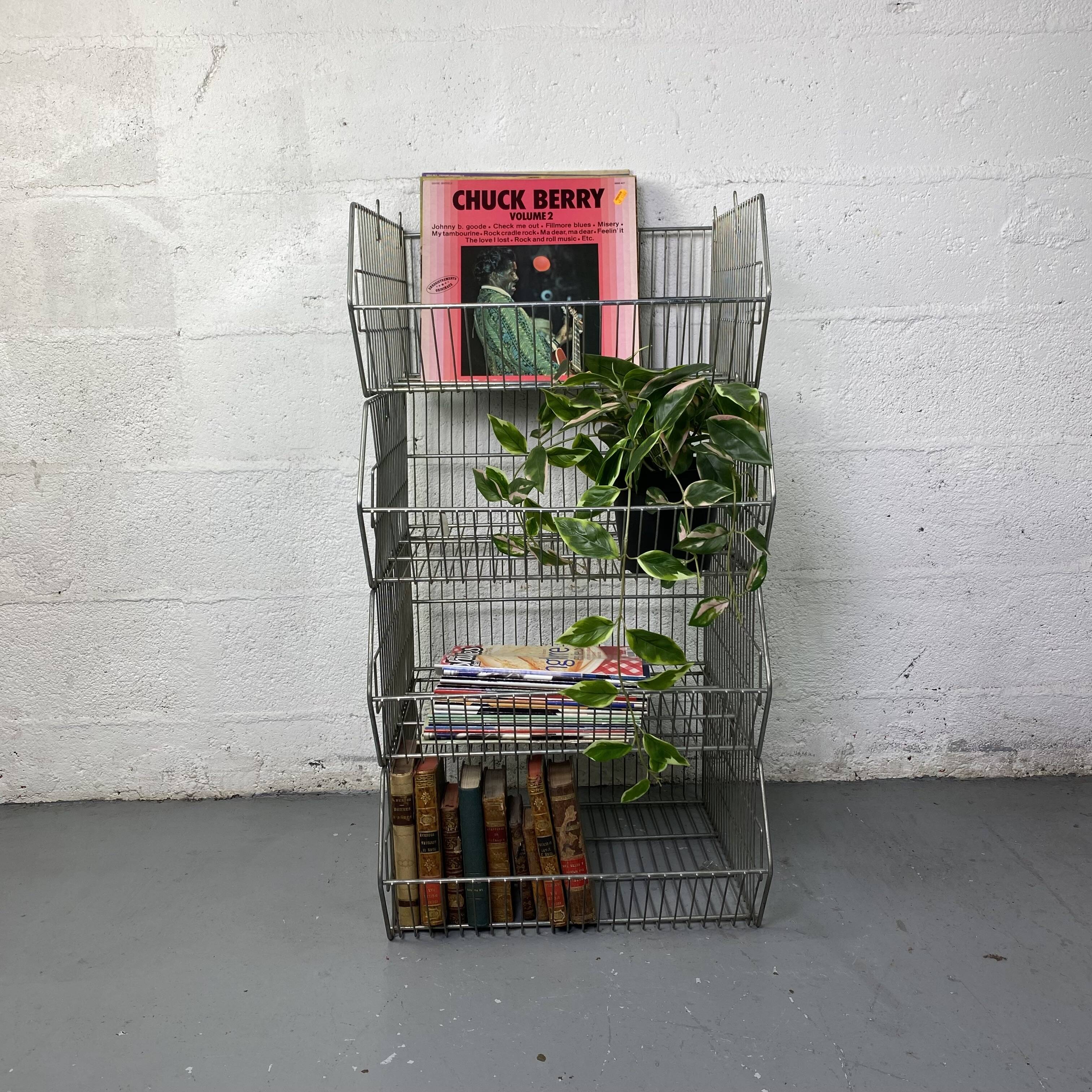 Modular industrial wire shelves