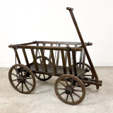 Antique german goat cart farmhouse wagon