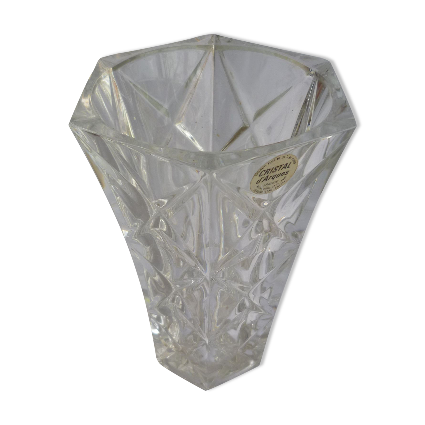 Small crystal vase of Arques