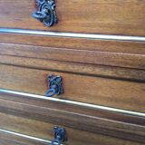 Mahogany secretary Louis XVI style