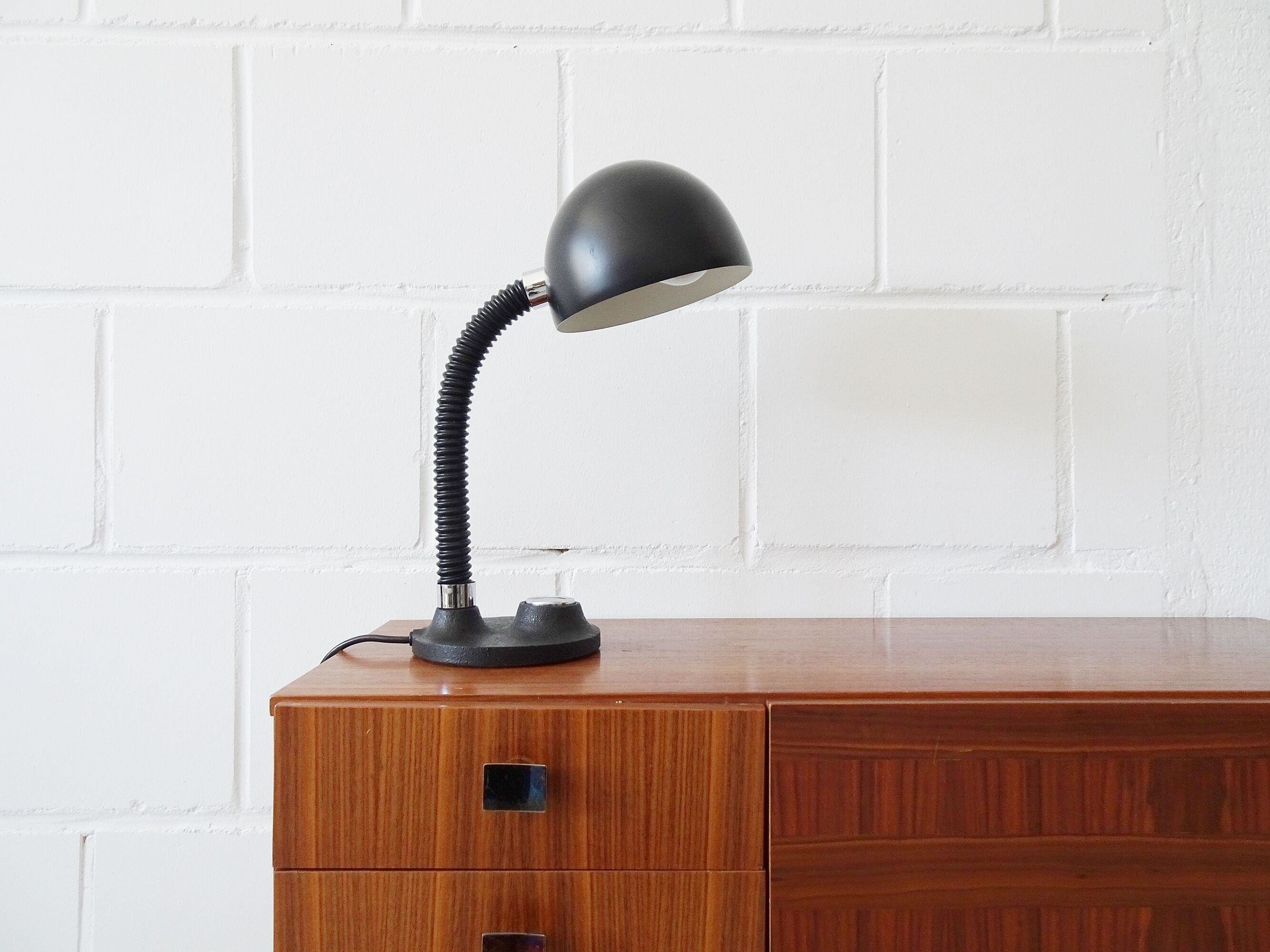 Black desk lamp from