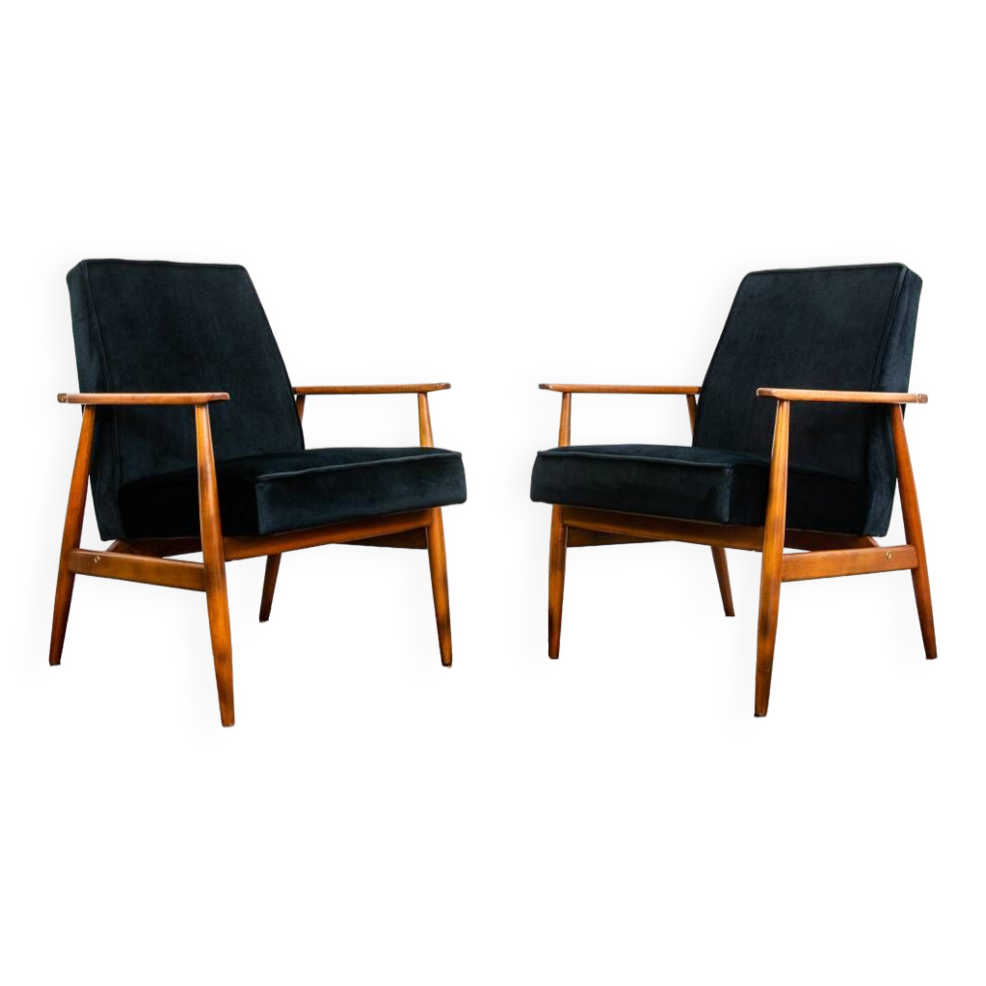 Armchairs by H. Lis, 1960s, Set of 2