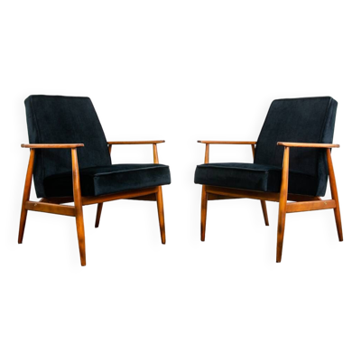 Fauteuils par H. Lis, 1960s, Set de 2
