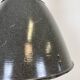 Industrial grey enamel factory lamp, 1960s