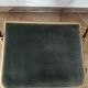 Lot de 4 chaises  pliantes - dossier et assise vert d'eau - structure métal doré -Chaisor