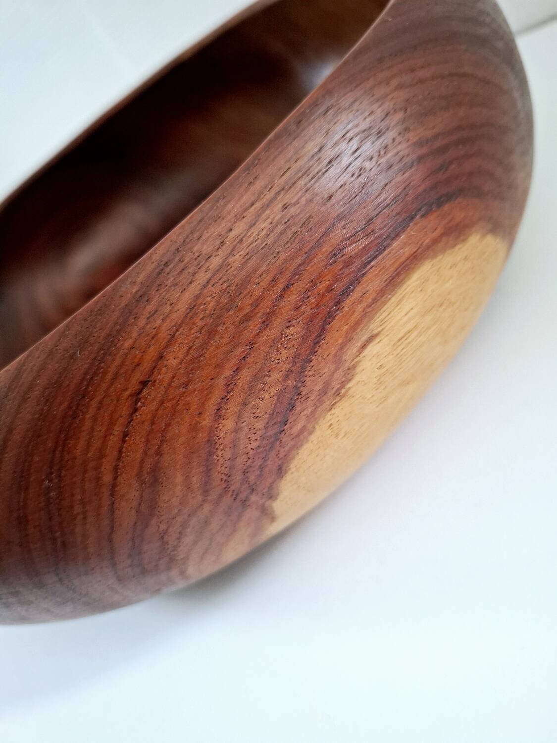 Vintage teak platter