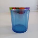 Set of 10 multi-colored water glasses Italy 1980