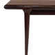Table à manger vintage Topform en teck massif extensible 1960