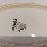 Plat ovale St Amand Vintage