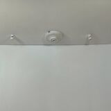 Suspension cascade triple Holophanes and vintage pendants