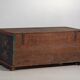 Antique trunk with floral motifs (c.1870)