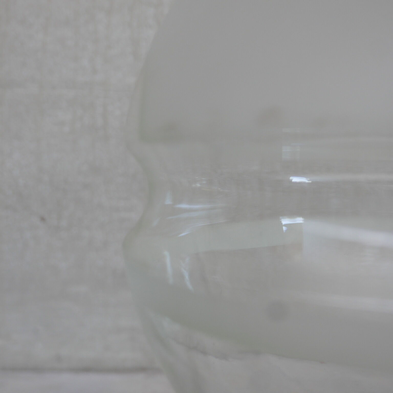 Two tone glass pendant light