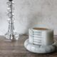 Cendrier et sous verres marbre