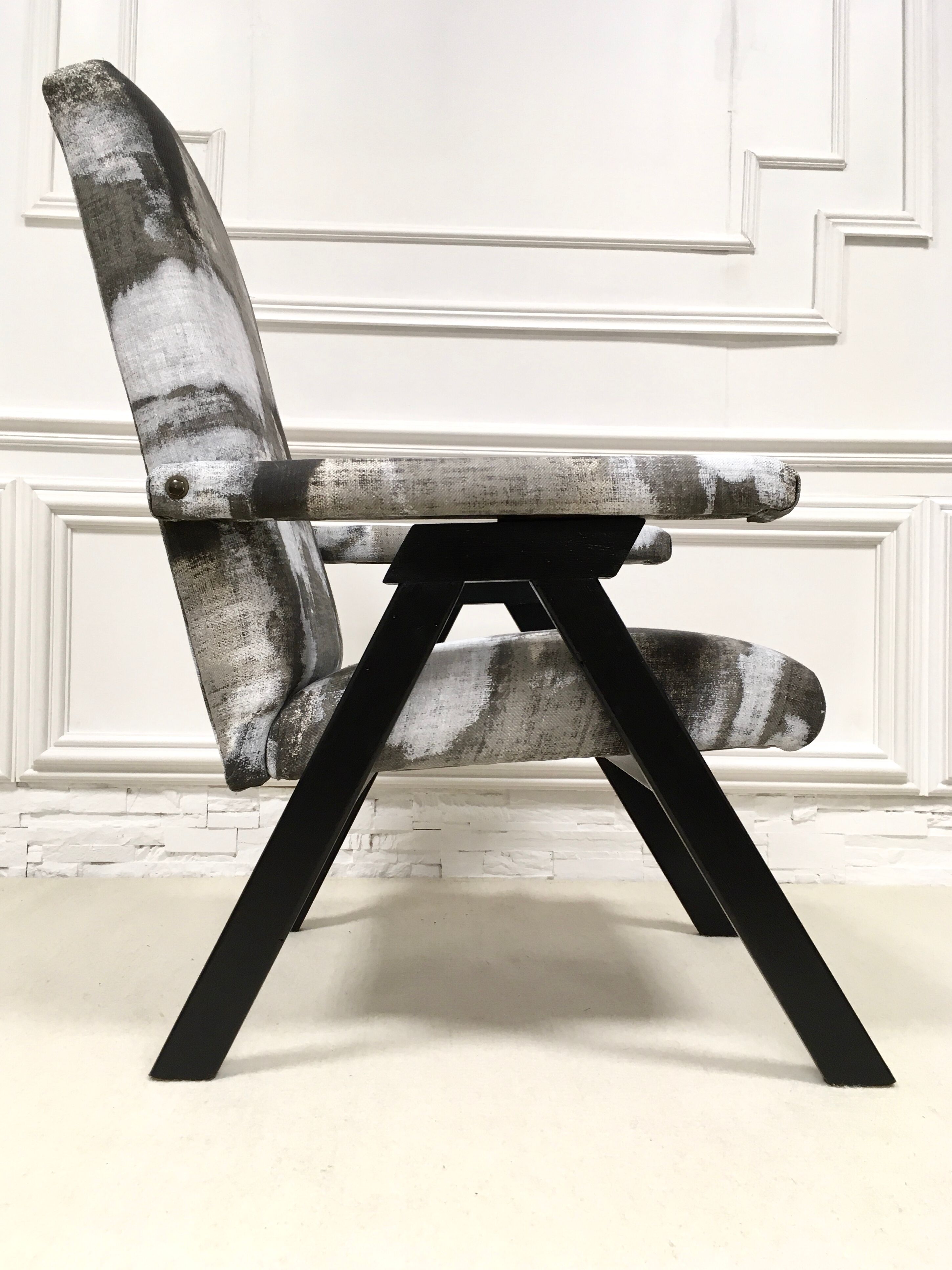 Restored Scandinavian armchair