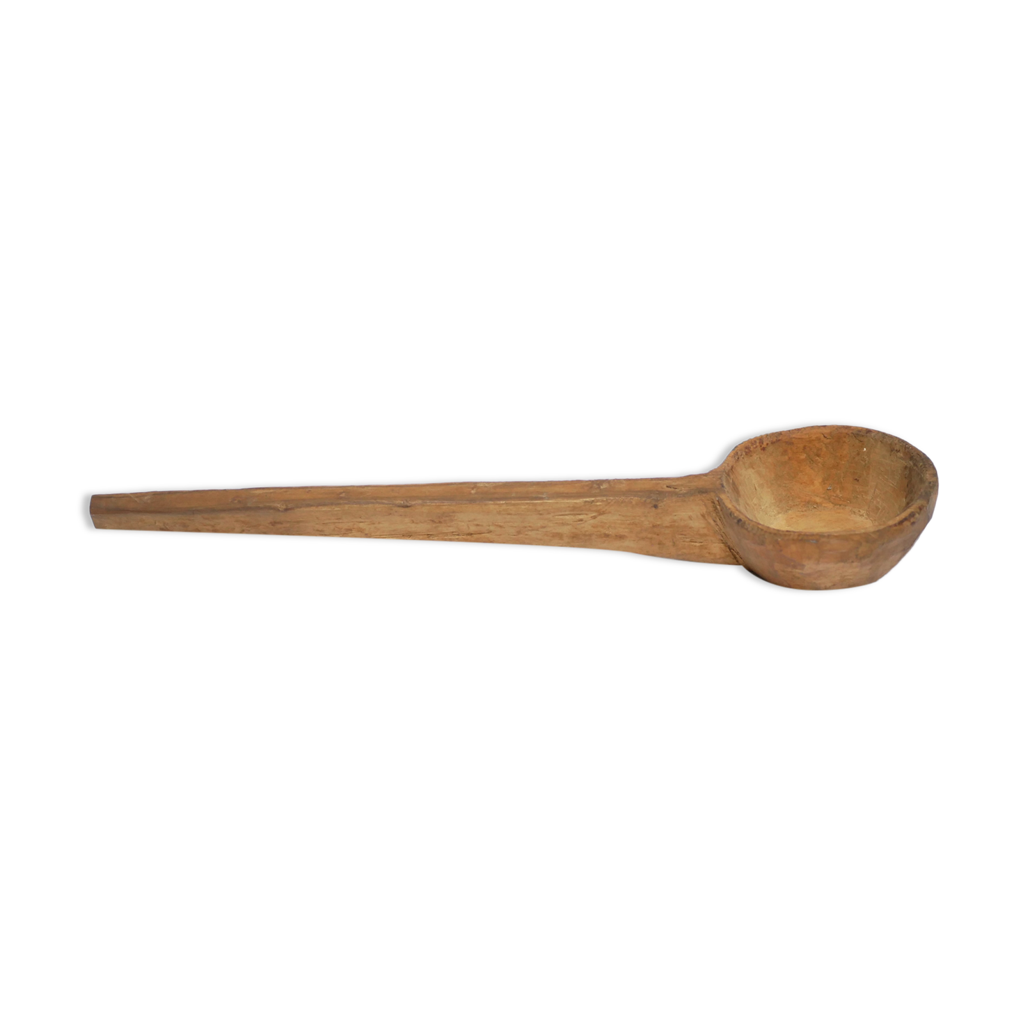 Ladle vintage wooden spoon
