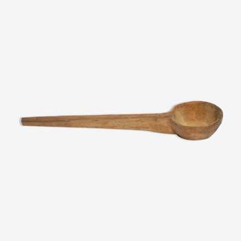 Ladle vintage wooden spoon