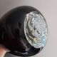 Large handmade Italian glass vase Empoli