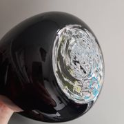 Grand vase en verre artisanal italien Empoli