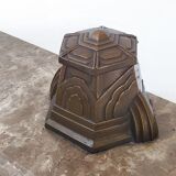 Art Deco marble inkwell & regulates
