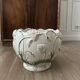 Antique cache-pot, slipware decoration.
