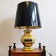 Lampe en métal doré, 1970
