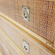 Dal Vera chest of drawers in bamboo and wicker/rattan, Italy 1960s
