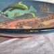 Lluís Puigdemont handcrafted dish -unsigned- 1960s in glazed ceramic