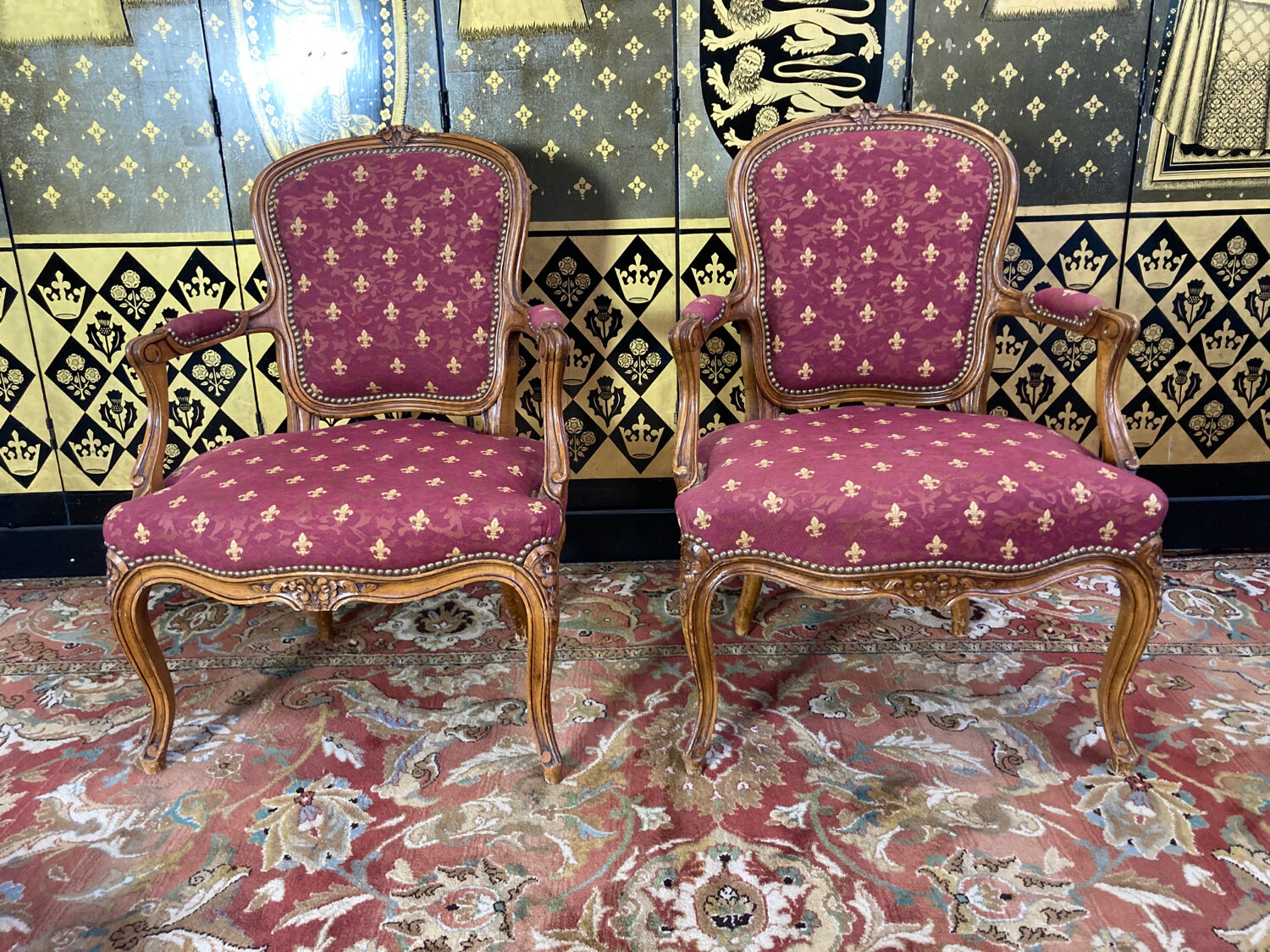 Pair of Louis XV armchairs