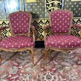 Pair of Louis XV armchairs