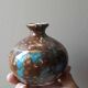 Single-flower vase in glazed Limoges porcelain