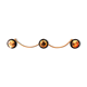 Porte manteau doré