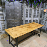 Military table year 50 oak tray