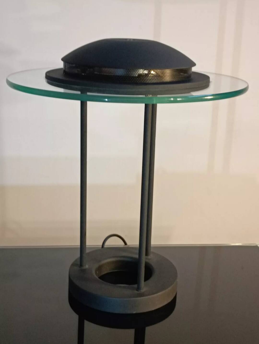 Originale lampe Saturn par Robert Sonneman pour G. Kovacs 1980