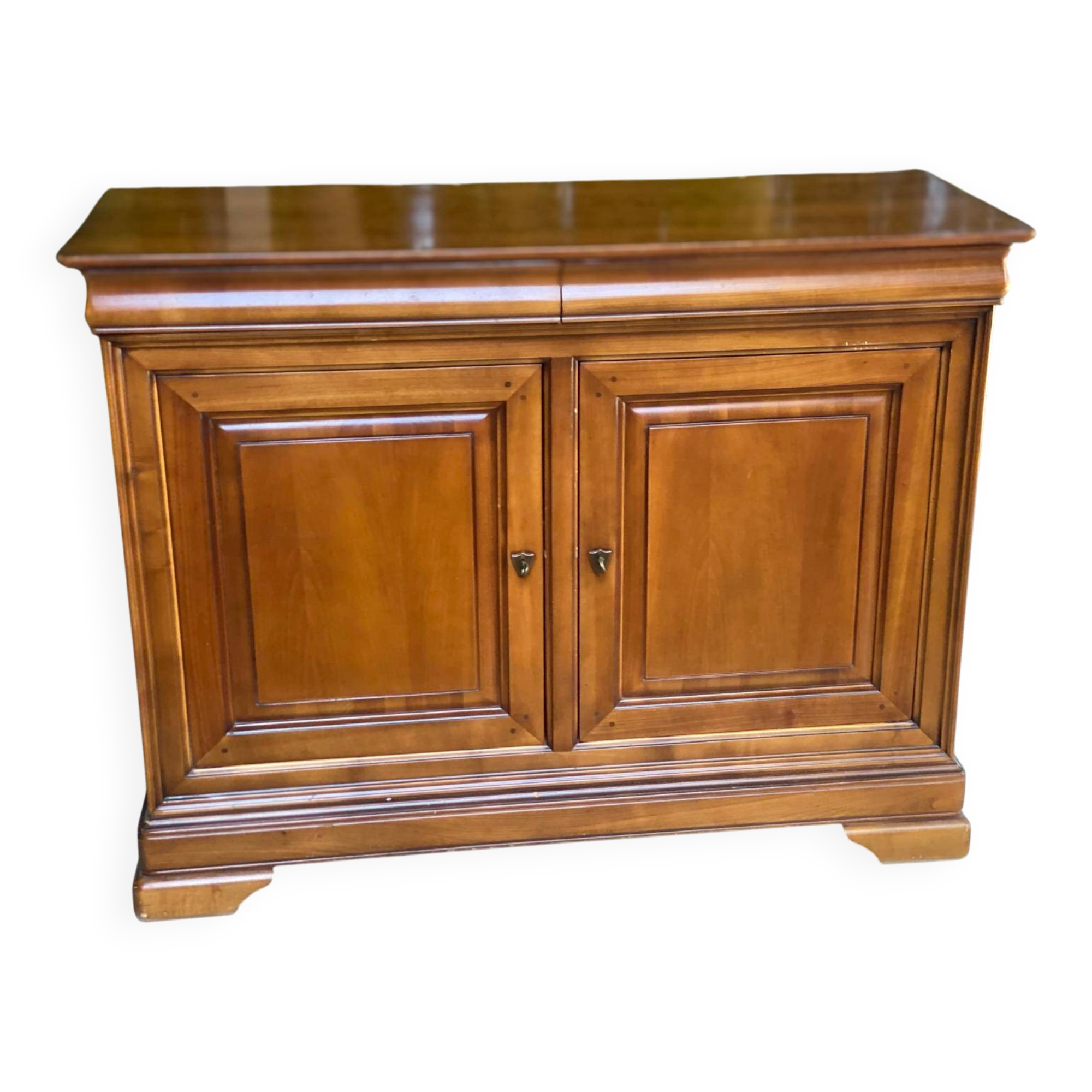 Buffet vintage en bois massif chêne Louis Philippe XXème