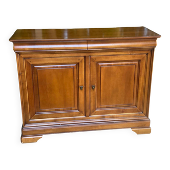 Buffet vintage en bois massif chêne Louis Philippe XXème