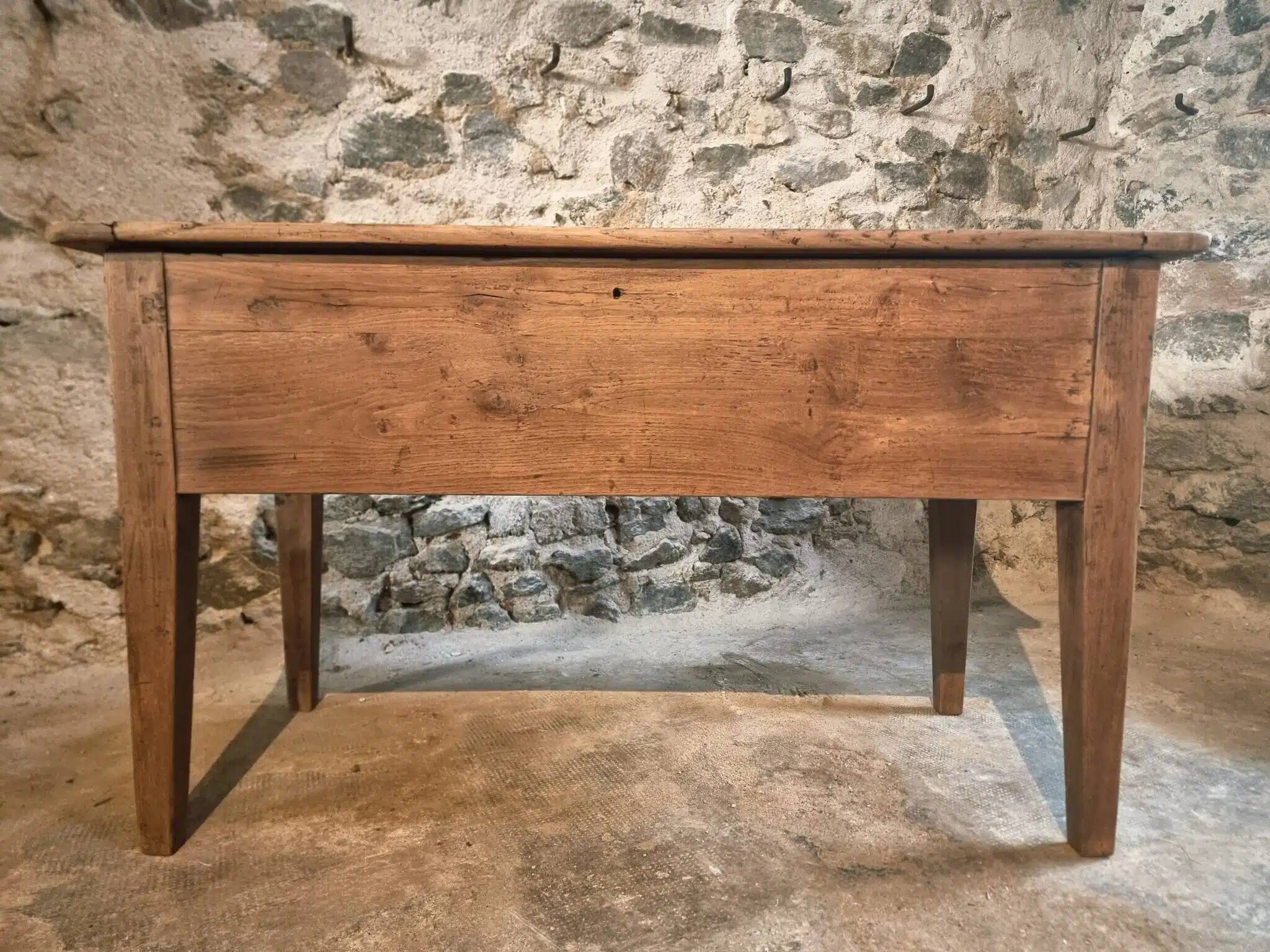 Ancien pétrin français en chêne, XIXe siècle