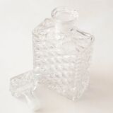 Rectangular crystal whiskey decanter