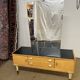 Vintage dressing table from the 50s in birch wood