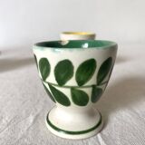 Antique earthenware egg cups