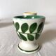 Antique earthenware egg cups