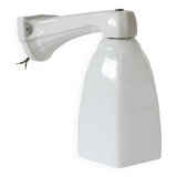 graphic art deco wall light and 20th century porcelain support