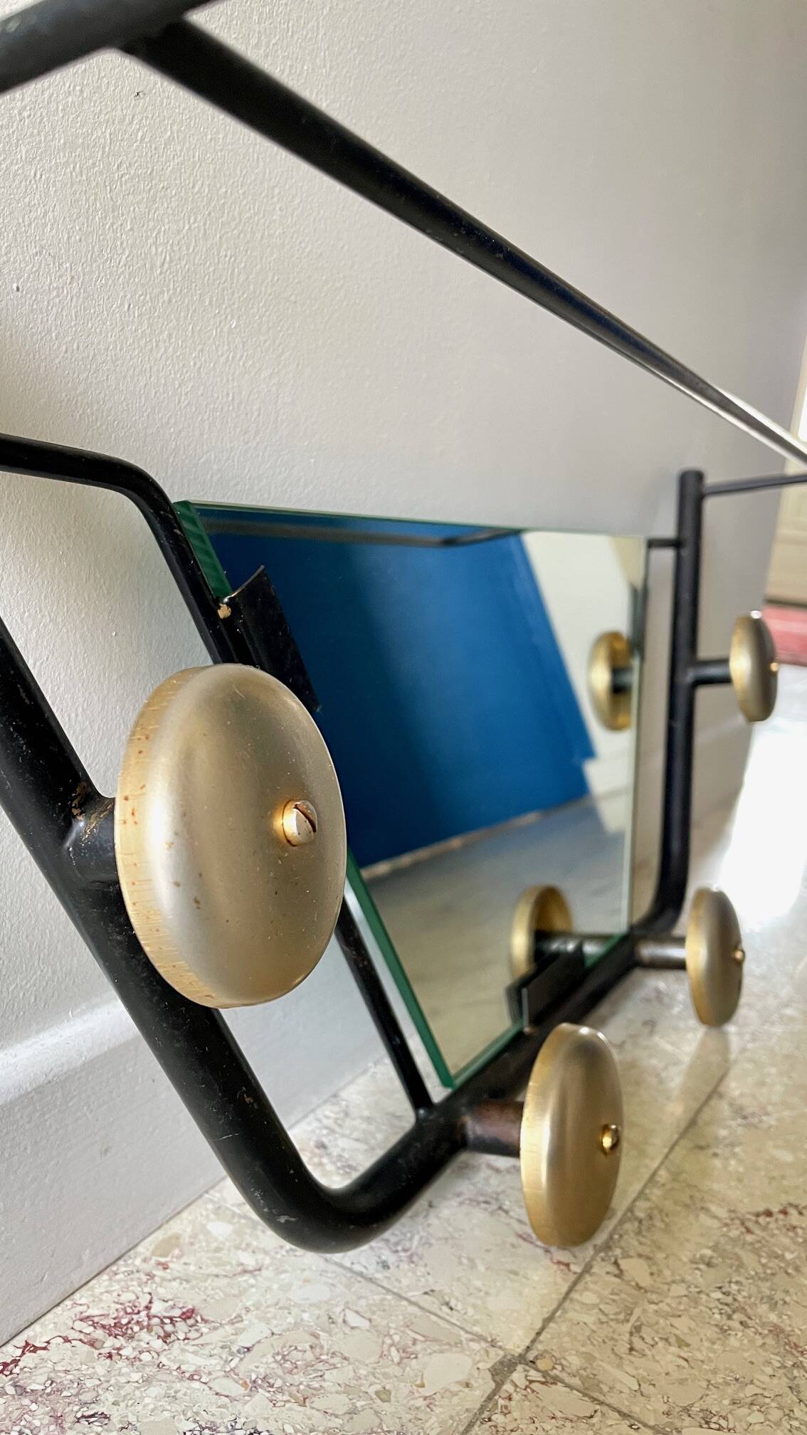 Vintage Steel Coat Rack from the 60s