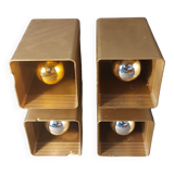 Raak 4-light pendant light, Viervoud model, Holland 1970.