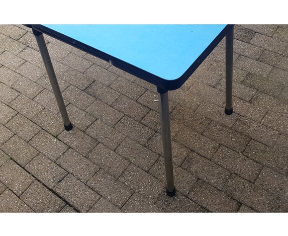 60's blue formica table